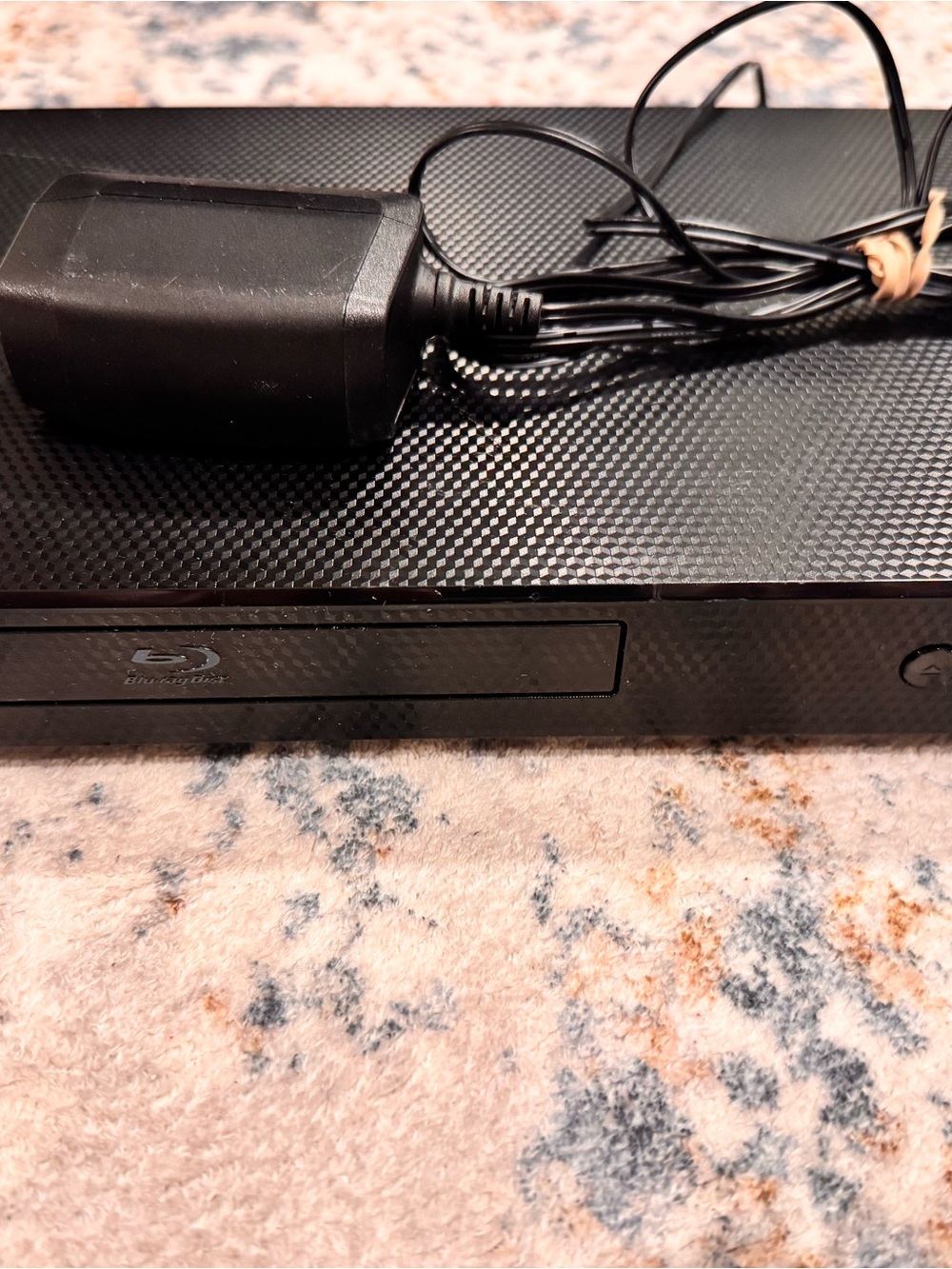 LG Black Blu-ray Disc Player with Power Adapter no remote